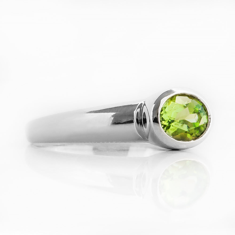 Nayeli, a Peridot Ring