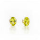 Oval cut Peridot Stud Earrings - Victoria's Jewellery