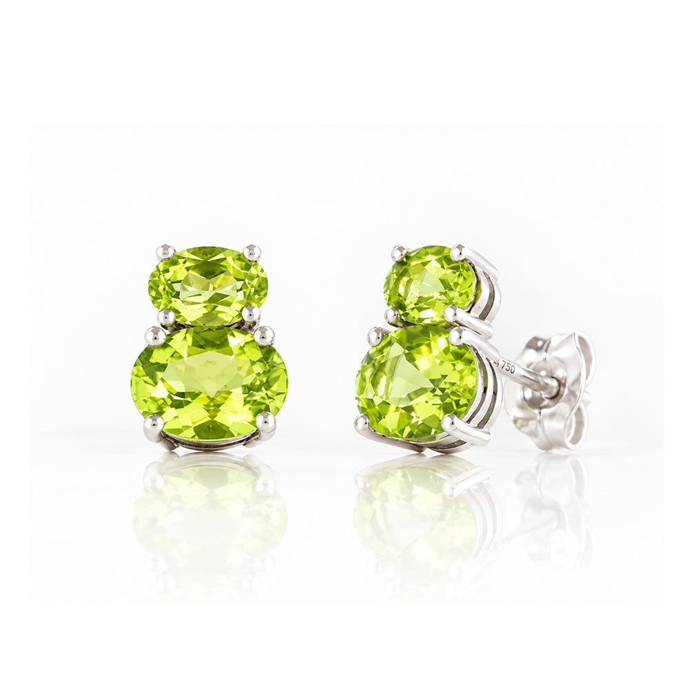 Georgie, Peridot Stud Earrings - Victoria's Jewellery