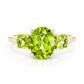 Hallie, Peridot Trilogy Ring - Victoria's Jewellery
