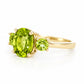 Hallie, Peridot Trilogy Ring - Victoria's Jewellery