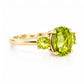 Hallie, Peridot Trilogy Ring - Victoria's Jewellery