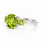 Hallie, Peridot Trilogy Ring - Victoria's Jewellery