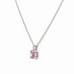 Luna, Oval cut Pink Amethyst Pendant - 7x5mm - Victoria's Jewellery