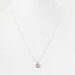 Oval cut Pink Amethyst Solitaire Necklace - Victoria's Jewellery