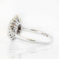 Carla, Pink Lab Diamond Halo RIng - Victoria's Jewellery