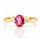 Georgie, a Pink Tourmaline and Diamond Ring - Victoria's Jewellery