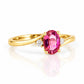 Georgie, a Pink Tourmaline and Diamond Ring - Victoria's Jewellery