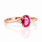 Georgie, a Pink Tourmaline and Diamond Ring - Victoria's Jewellery