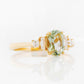 Chloe, a Prasiolite and Lab Diamond Ring