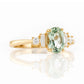 Chloe, a Prasiolite and Lab Diamond Ring - Victoria's Jewellery