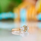 Chloe, a Prasiolite and Lab Diamond Ring - Victoria's Jewellery