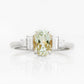 Chloe, a Prasiolite and Lab Diamond Ring - Victoria's Jewellery