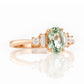 Chloe, a Prasiolite and Lab Diamond Ring - Victoria's Jewellery