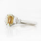 Chloe, a Prasiolite and Lab Diamond Ring - Victoria's Jewellery