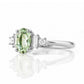 Chloe, a Prasiolite and Lab Diamond Ring - Victoria's Jewellery