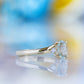 Georgie, a Prasiolite and Diamond Trilogy Ring - Victoria's Jewellery