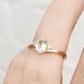 Georgie, a Prasiolite and Diamond Trilogy Ring - Victoria's Jewellery