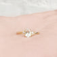 Georgie, a Prasiolite and Diamond Trilogy Ring - Victoria's Jewellery
