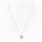 Lana, an Oval cut Prasiolite Pendant and Chain