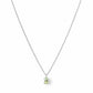 Luna, Oval cut Prasiolite Pendant - 8x6mm