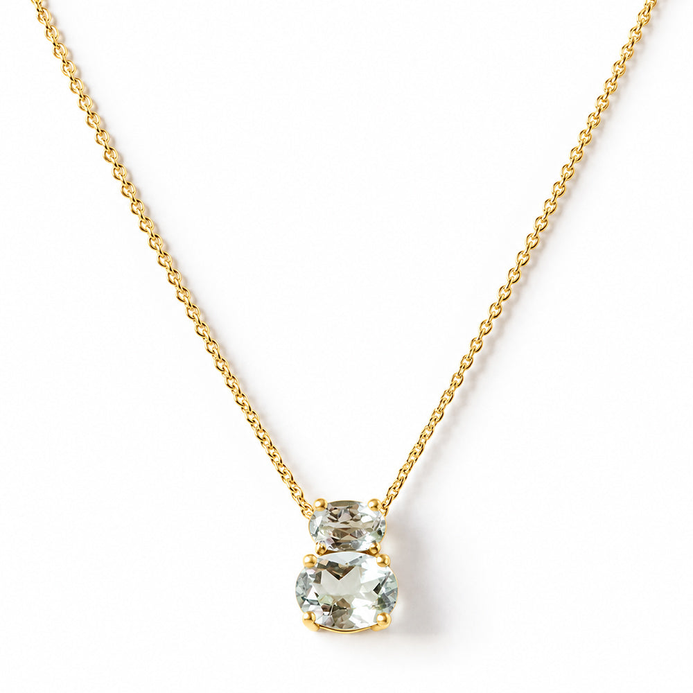 Georgie, Prasiolite Necklace