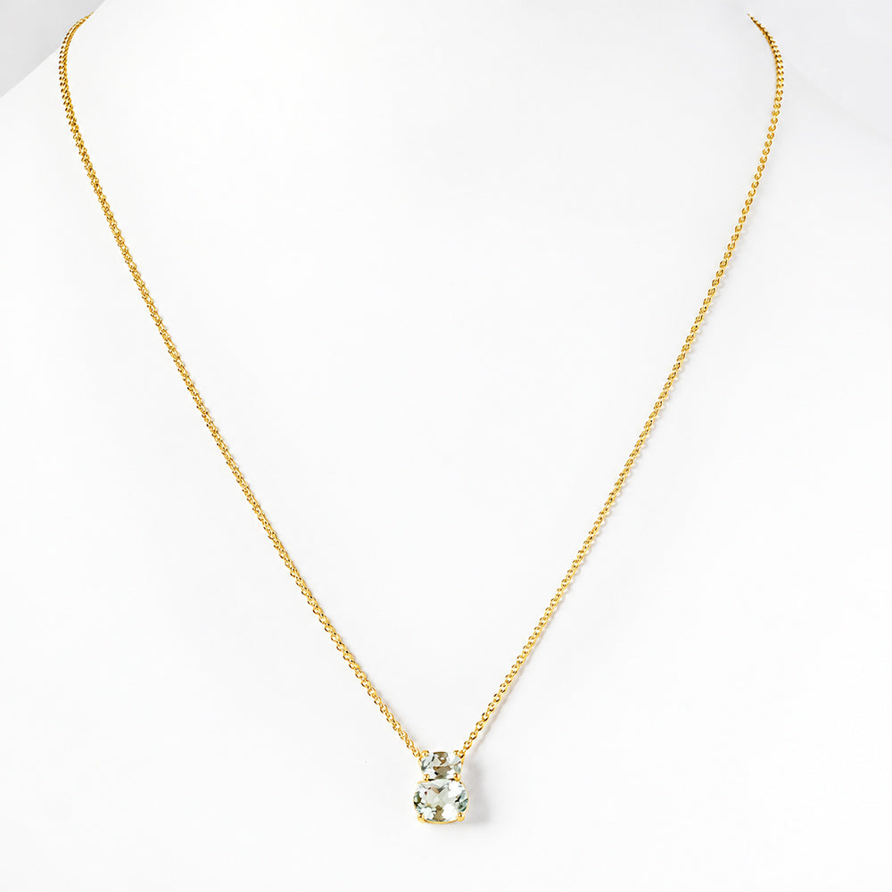 Georgie, Prasiolite Necklace