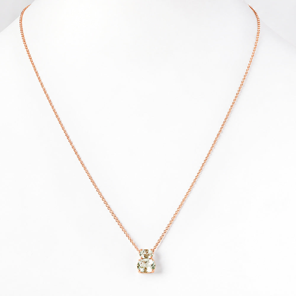 Georgie, Prasiolite Necklace