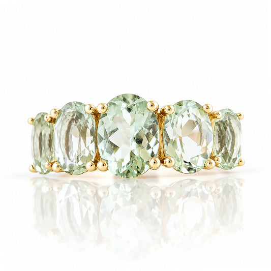 The Prasiolite Queen Ring - Victoria's Jewellery