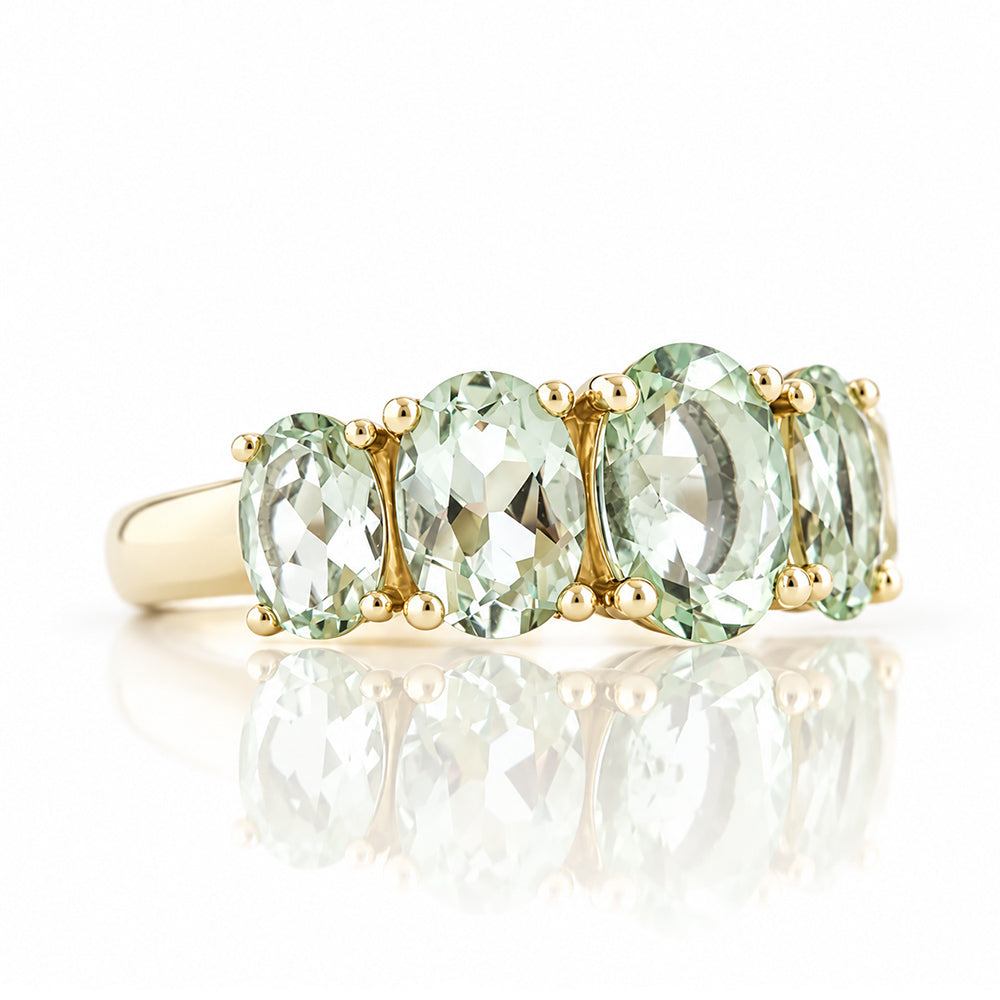 The Prasiolite Queen Ring - Victoria's Jewellery