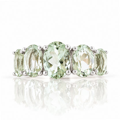The Prasiolite Queen Ring - Victoria's Jewellery