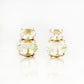 Georgie, Prasiolite Stud Earrings