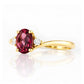 Georgie, a Rhodolite Garnet and Diamond Trilogy Ring - Victoria's Jewellery