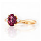 Georgie, a Rhodolite Garnet and Diamond Trilogy Ring - Victoria's Jewellery