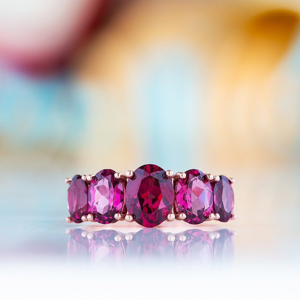 The Rhodolite Queen Ring - Victoria's Jewellery