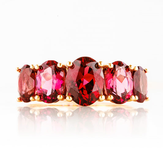 The Rhodolite Queen Ring