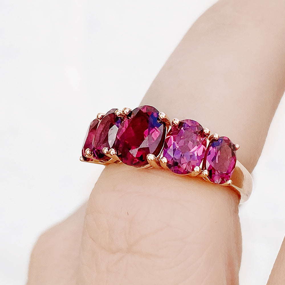 The Rhodolite Queen Ring - Victoria's Jewellery