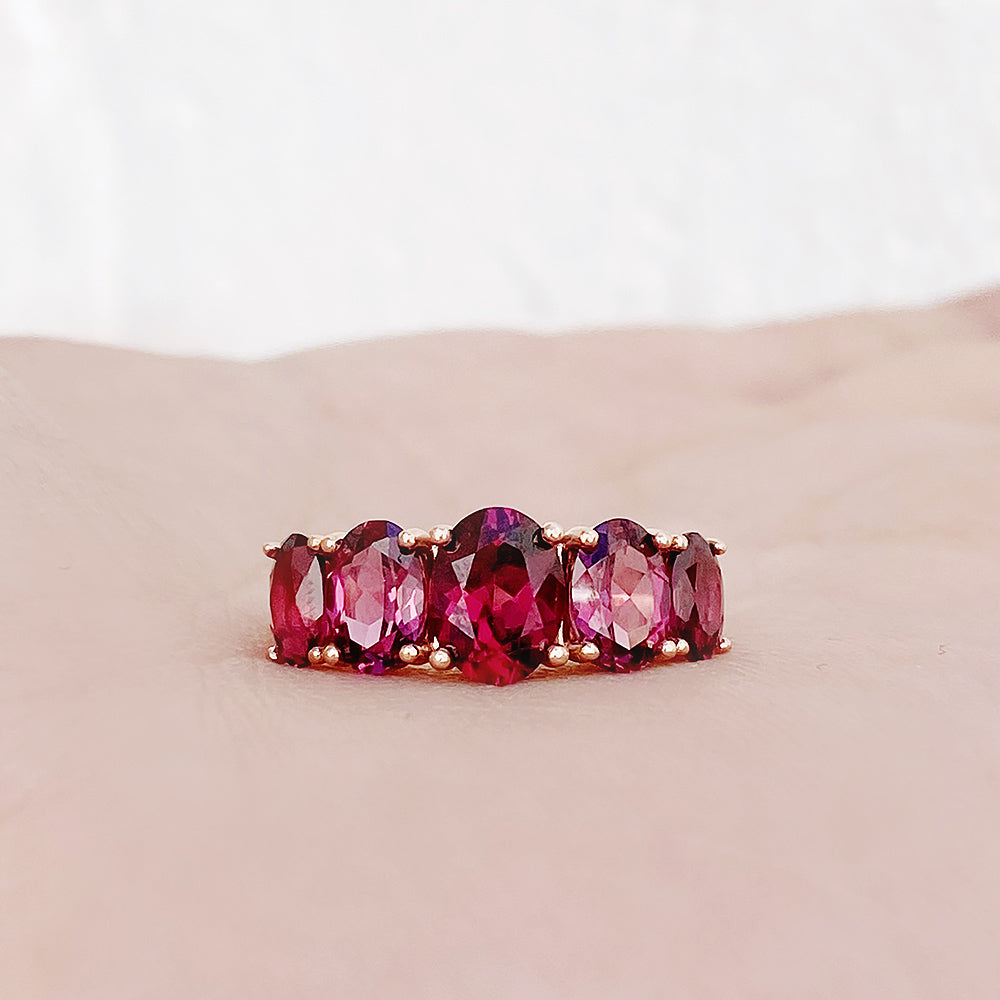 The Rhodolite Queen Ring - Victoria's Jewellery