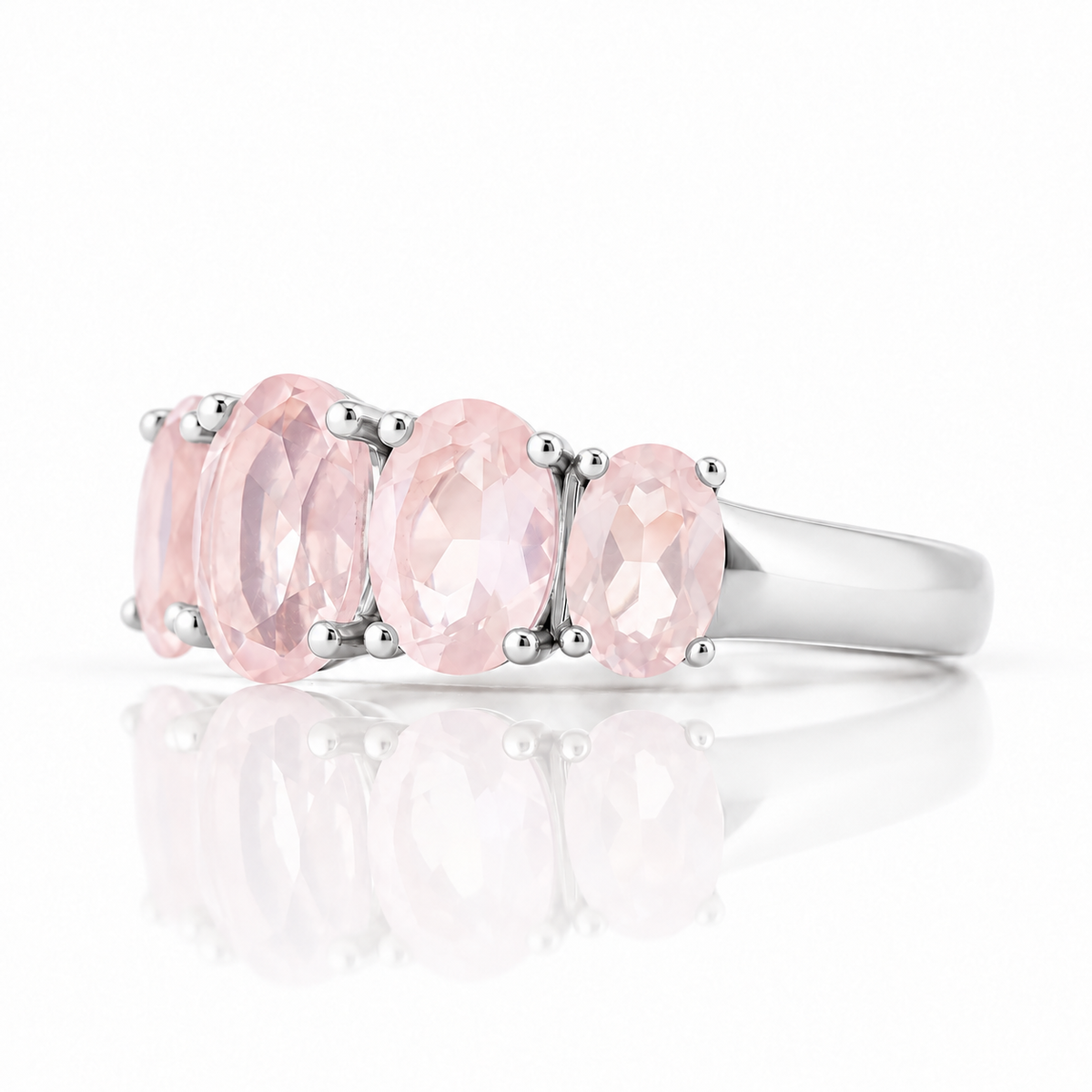 The Rose Quartz Queen Ring