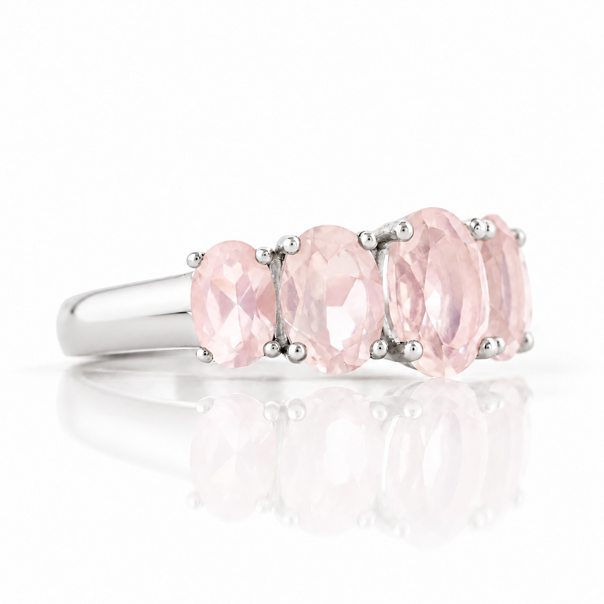 The Rose Quartz Queen Ring