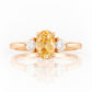 Jessie, a Rutile Quartz and Diamond Trilogy Ring - Victoria's Jewellery