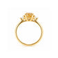 Jessie, a Rutile Quartz and Diamond Trilogy Ring - Victoria's Jewellery