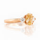 Jessie, a Rutile Quartz and Diamond Trilogy Ring - Victoria's Jewellery