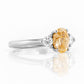 Jessie, a Rutile Quartz and Diamond Trilogy Ring - Victoria's Jewellery