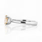 Jessie, a Rutile Quartz and Diamond Trilogy Ring - Victoria's Jewellery