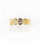 Oval cut Rutile Quartz half eternity Anniversary Ring - Victoria's Jewellery