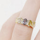 Arabella, a Rutile Quartz Half Eternity Ring
