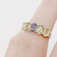 Arabella, a Rutile Quartz Half Eternity Ring