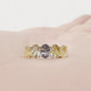 Arabella, a Rutile Quartz Half Eternity Ring