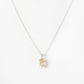 Oval cut Rutile Quartz Solitaire Necklace - Victoria's Jewellery